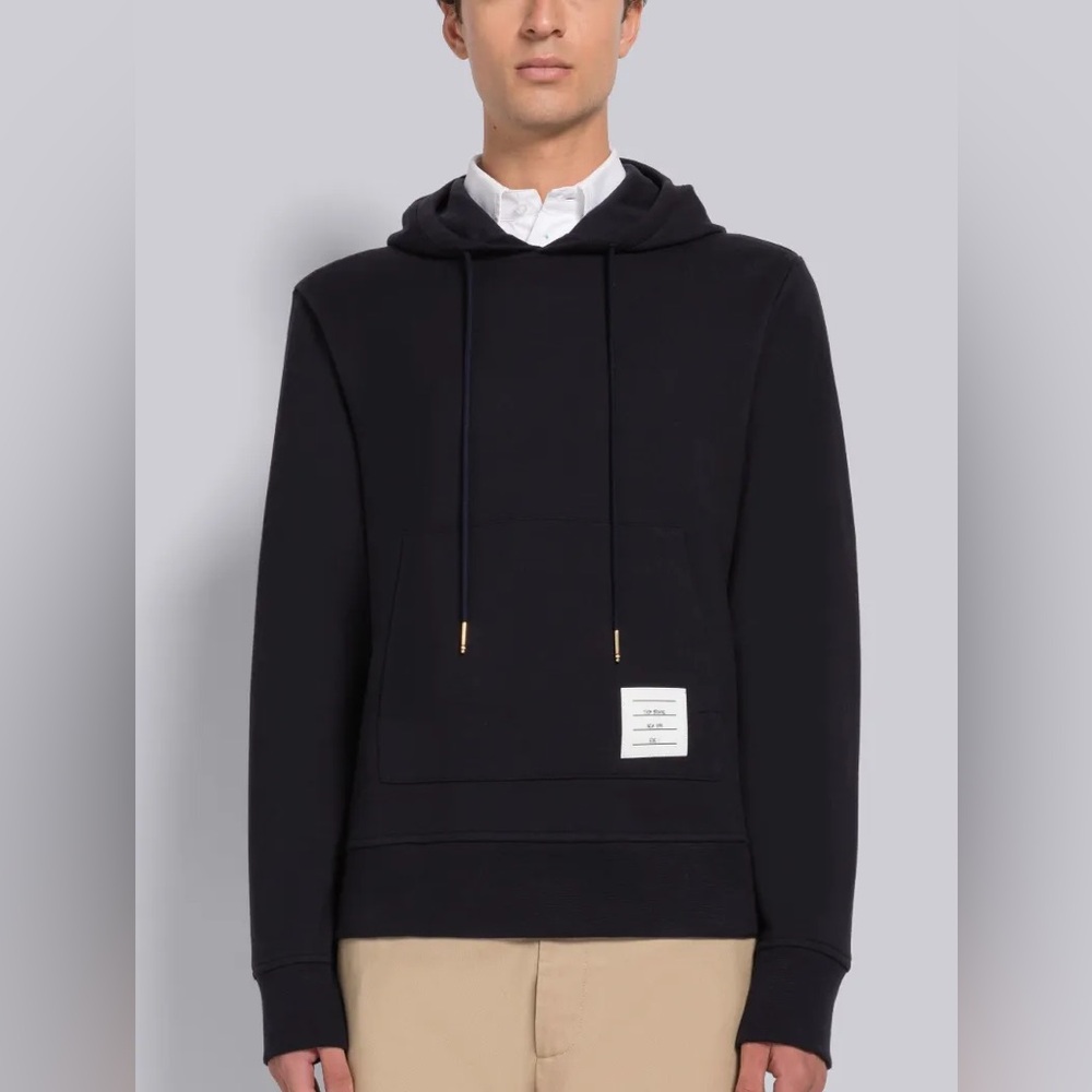Thom Browne | Navy Classic Loopback Hoodie